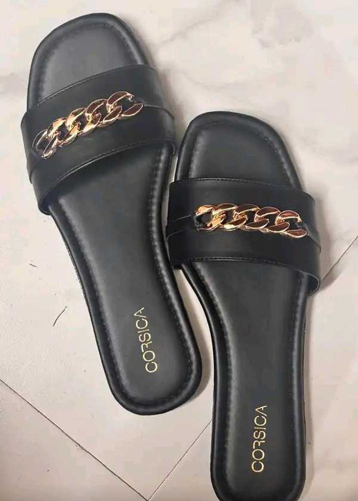 open toe flats