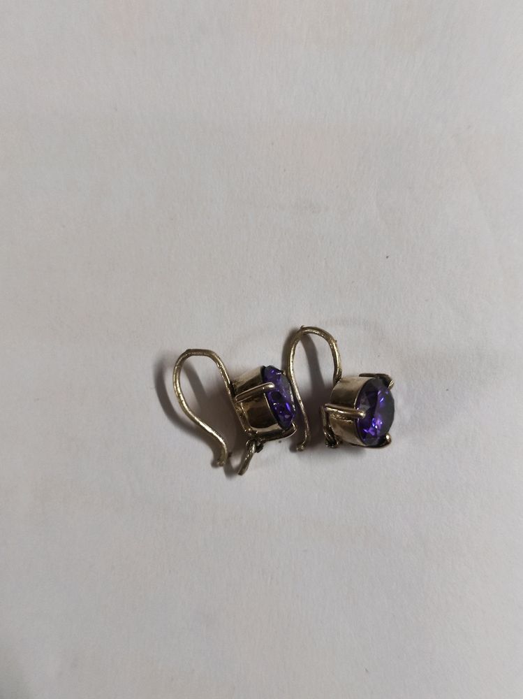 Quartz Chandi Silver Earring