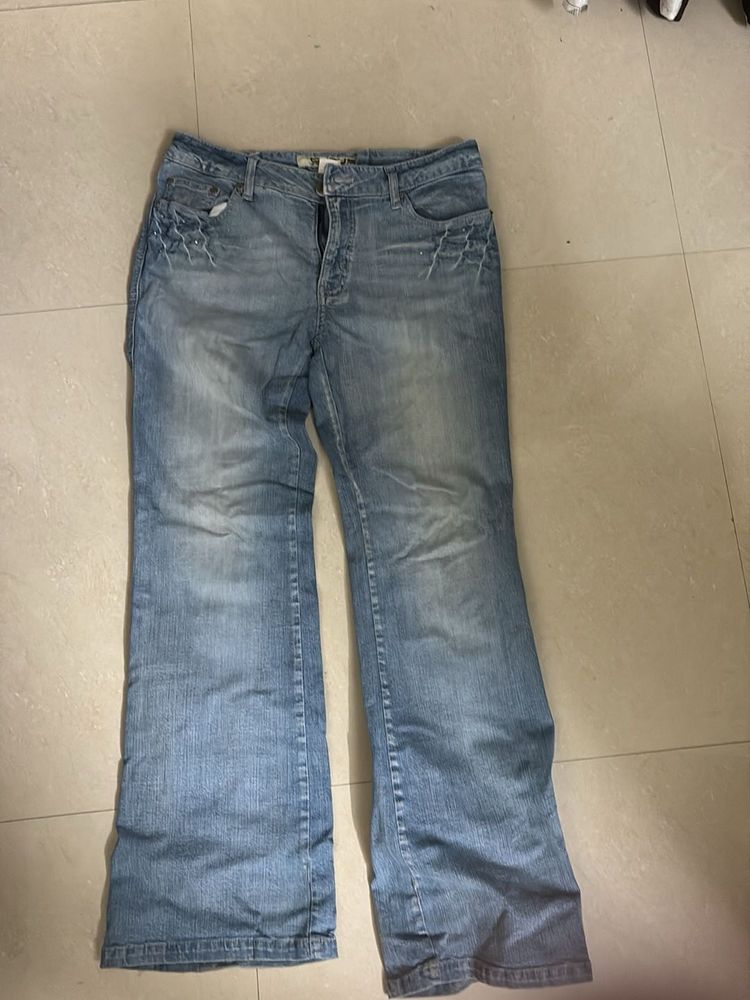 Light Wash Flare Jeans