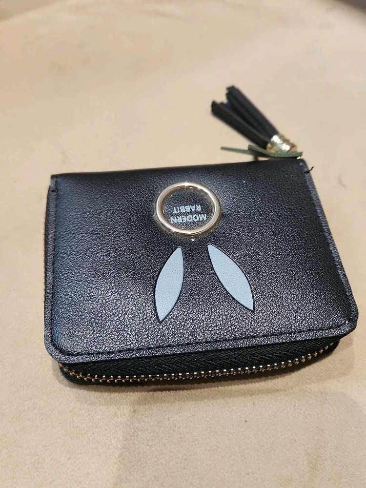 Modern Rabbit Black Wallet