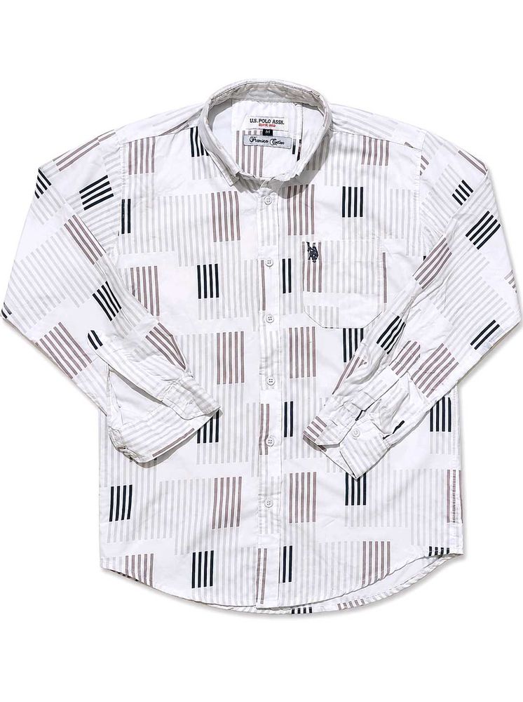 Stylish Men's Striped Long Sleeve Shirt
