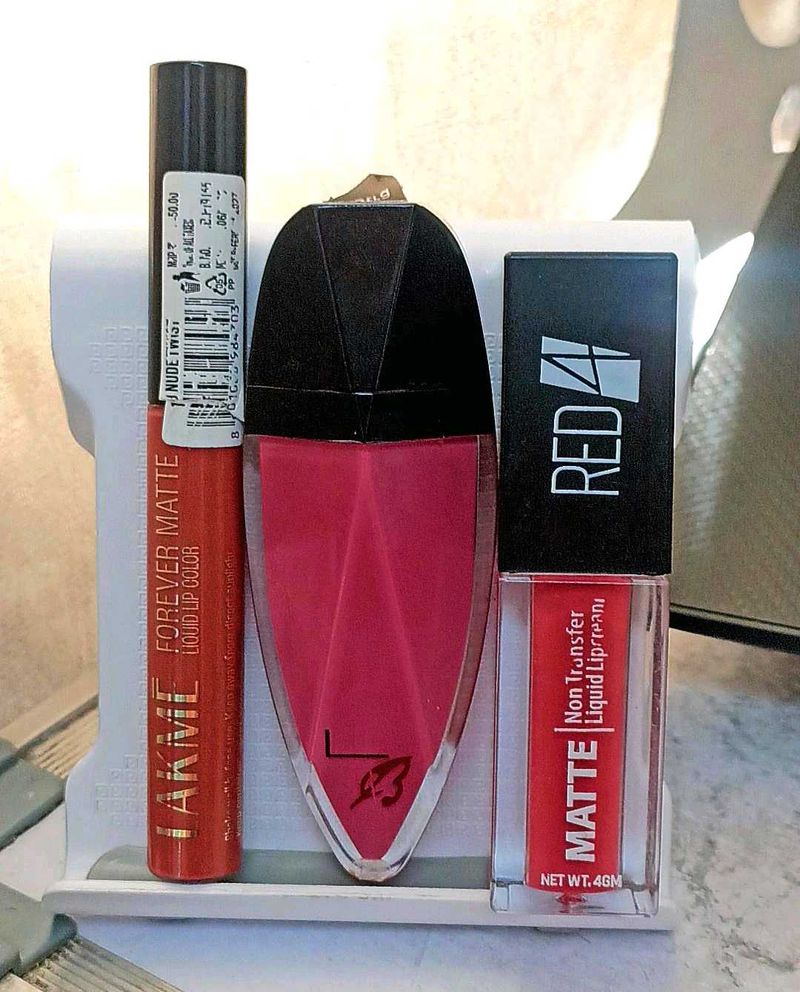 Lipstick Bundle - Lakme &amp; lady burgundy and more