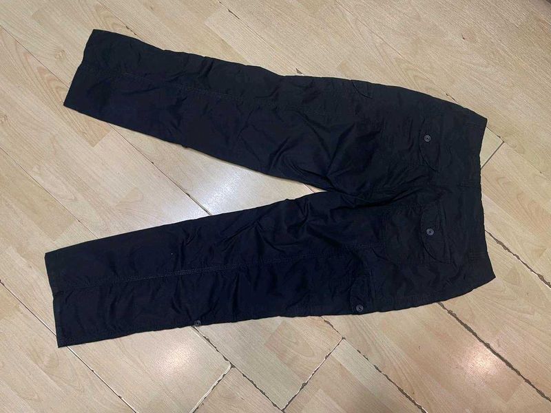 Stylish Black Cargo Pants