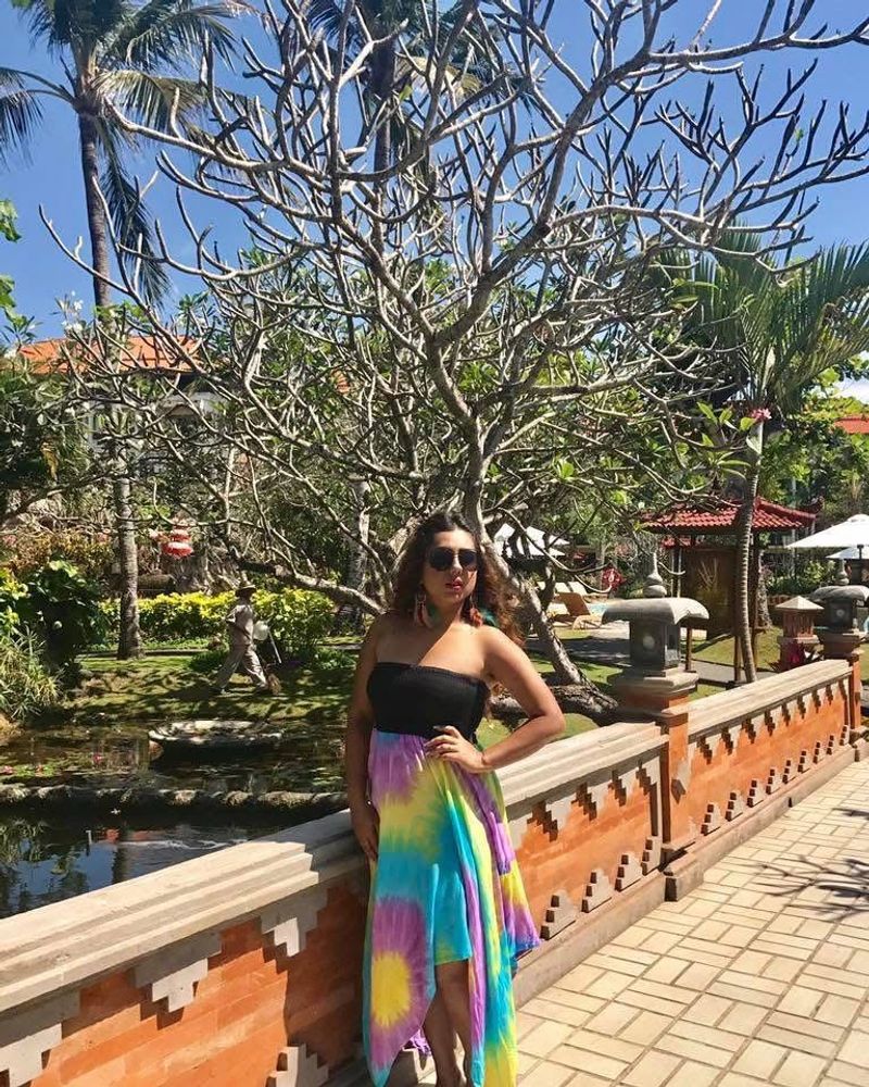Boho Tie-Dye Strapless Maxi Dress