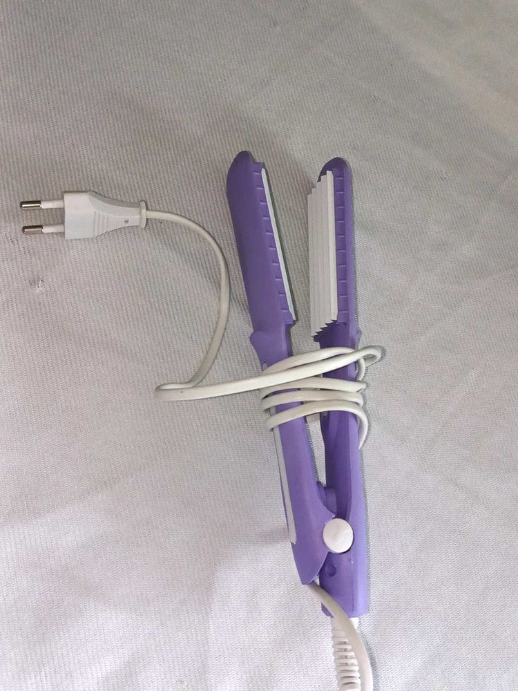 Purple Mini Hair crimper
