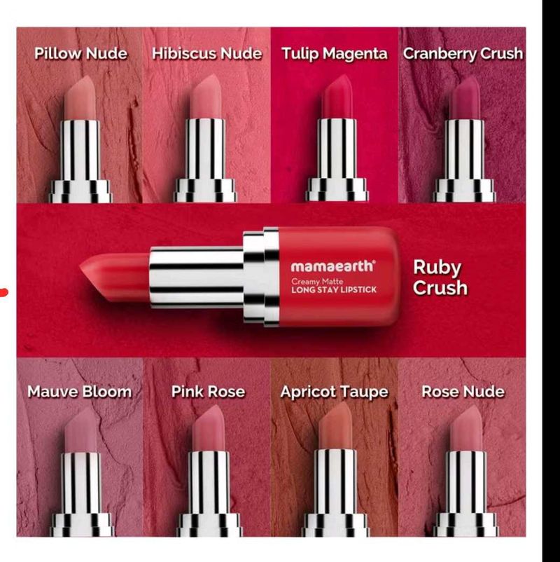Mamaearth Luxe Matte Long Stay Lipstick Set