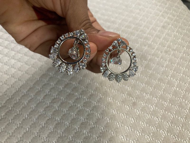 Premium Quality American Diamond Earring