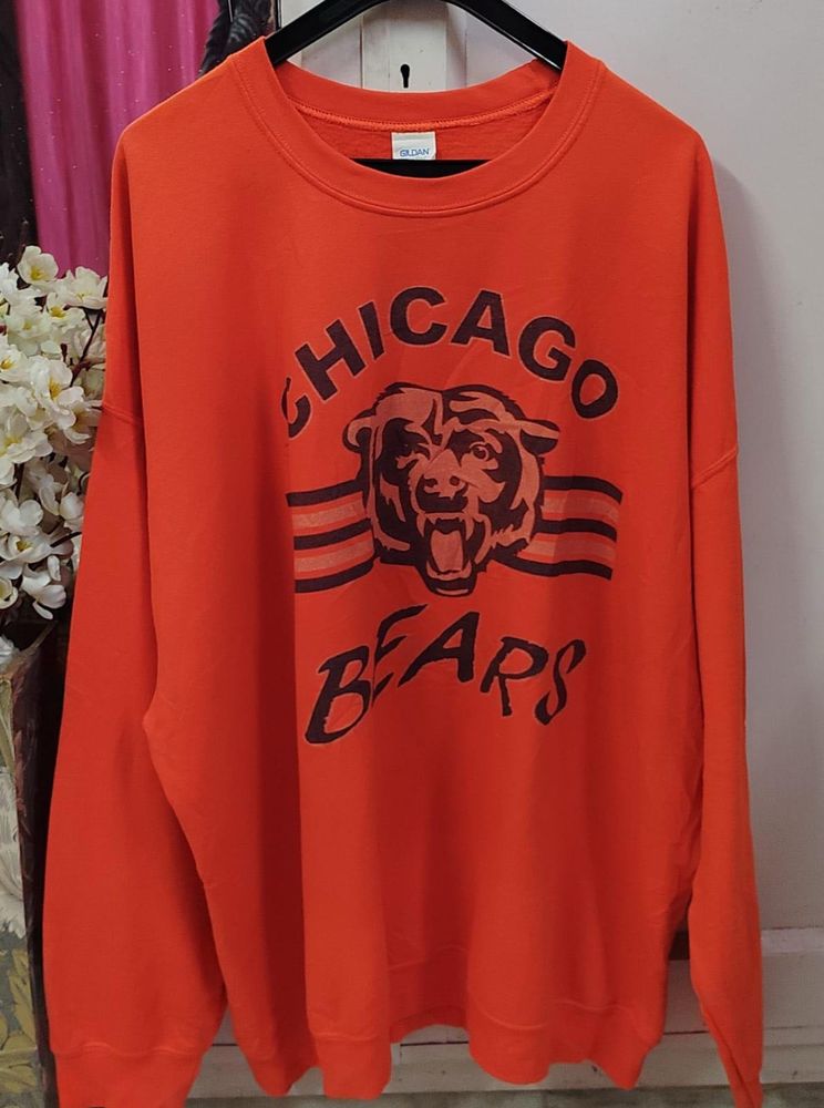 Gildan Chicago Bears Orange Sweatshirt