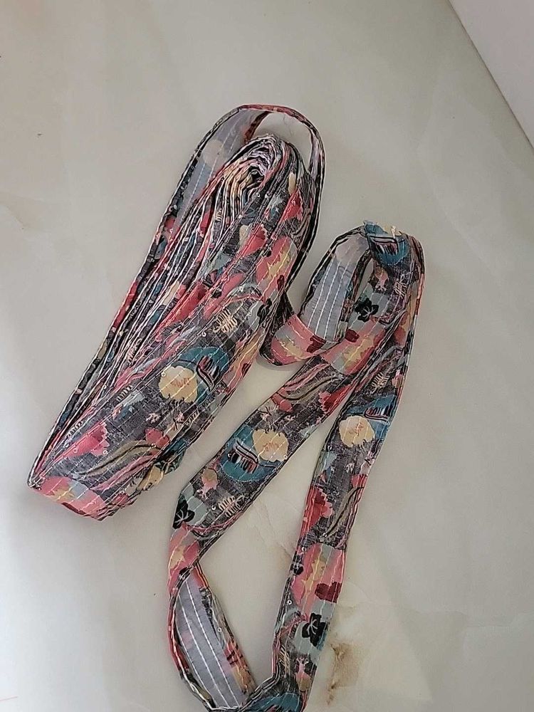 Floral print embellish lace