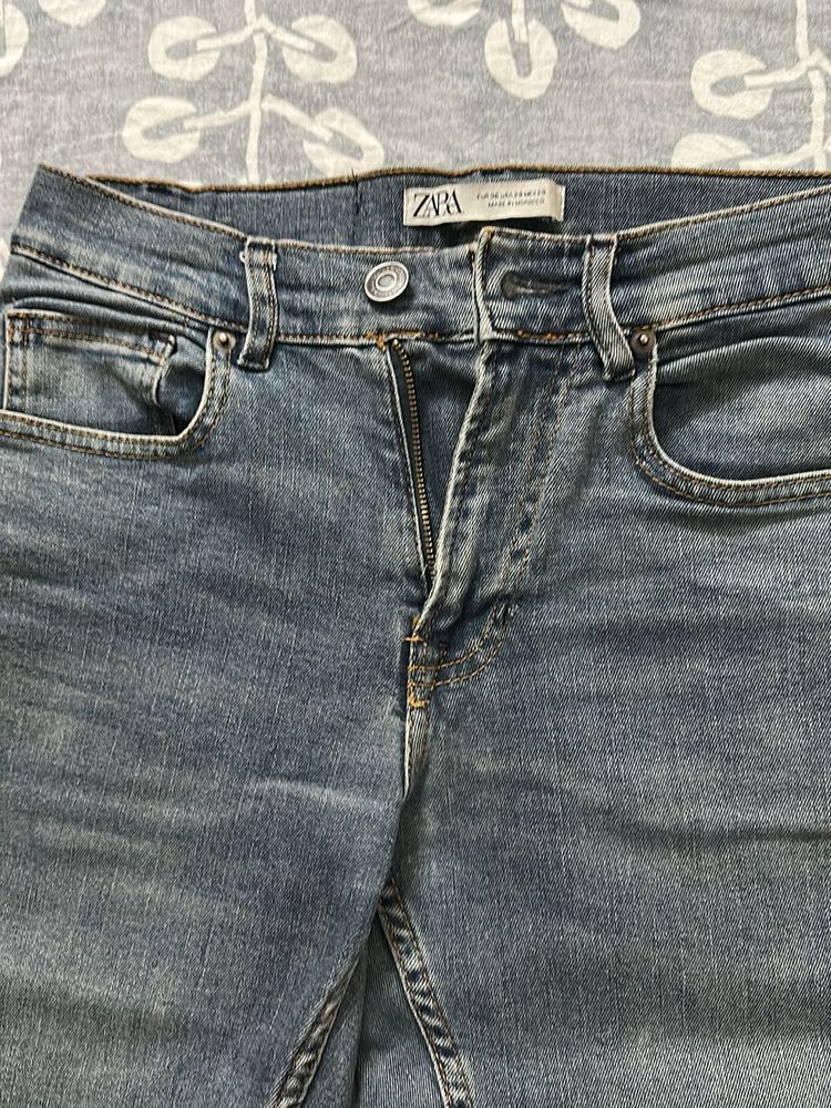 Zara Classic Blue Denim Jeans