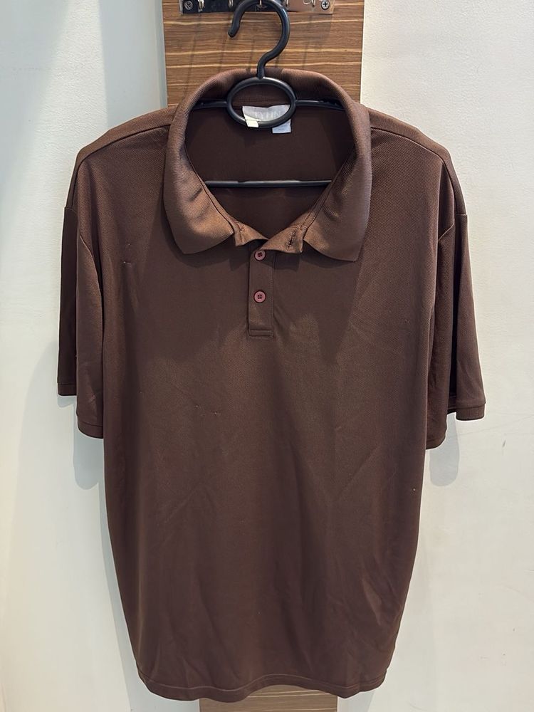 Men's Brown Polo Shirt