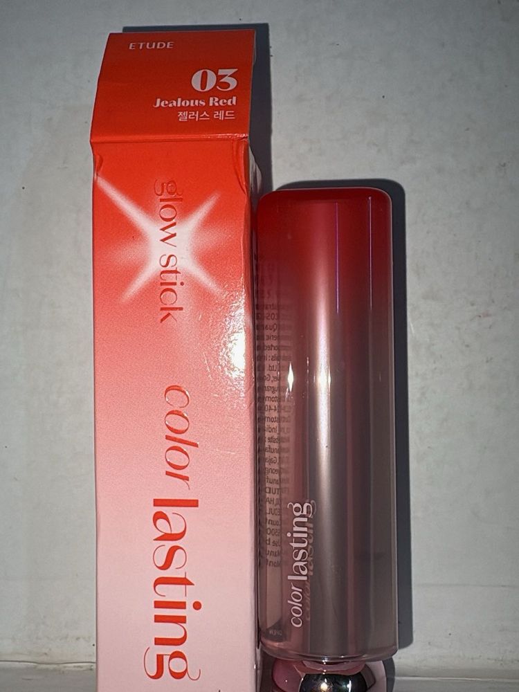 ETUDE Color Lasting Glow Stick - Jealous Red