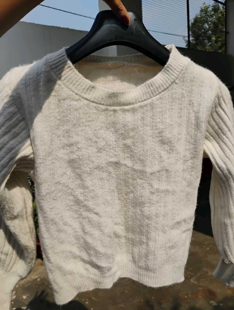 Cozy Cream Knit Sweater