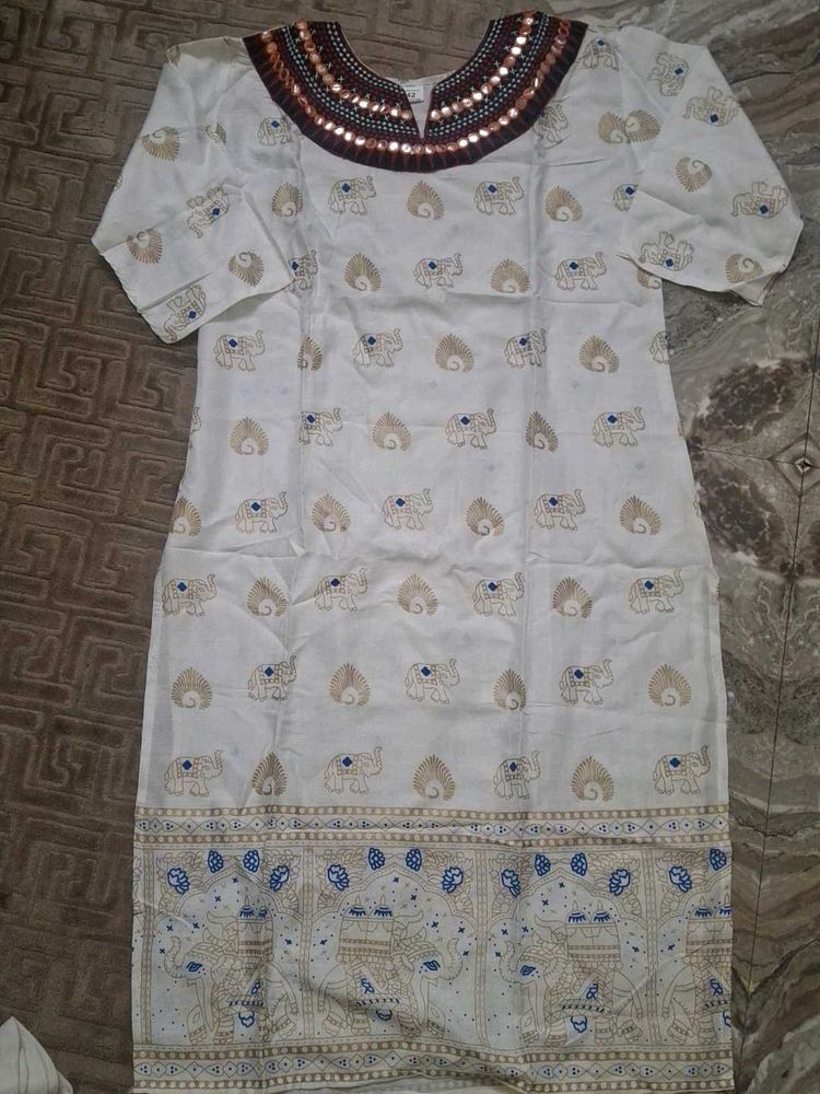 Elephant Print Kurti