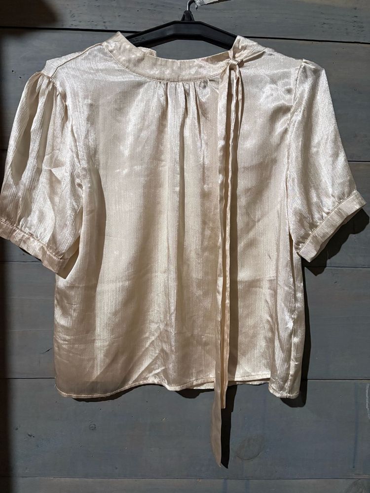 Elegant Tie-Neck Top
