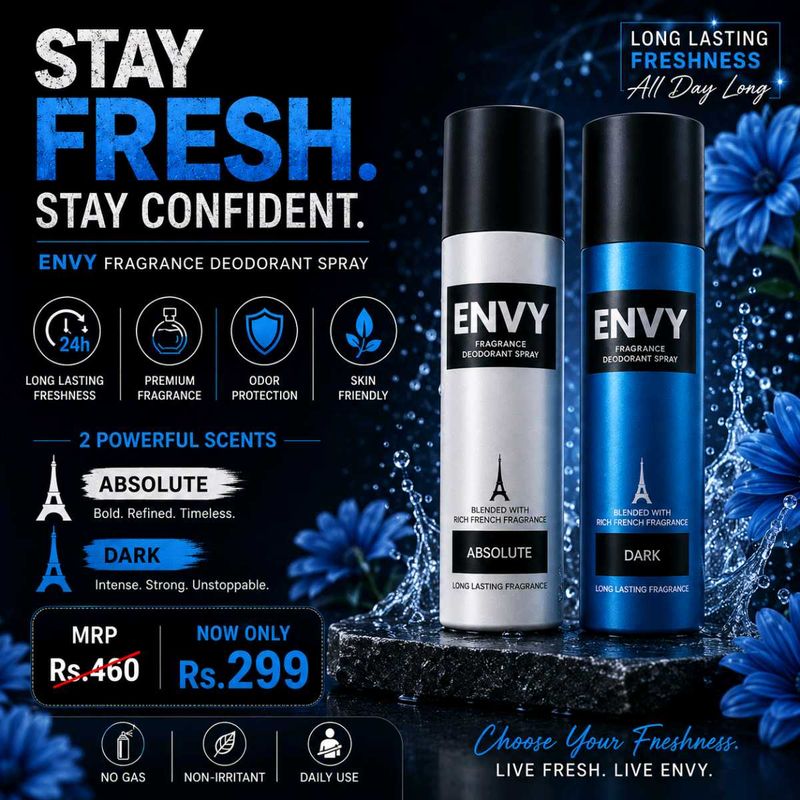 ENVY Absolute &amp; Dark Deodorant Sprays