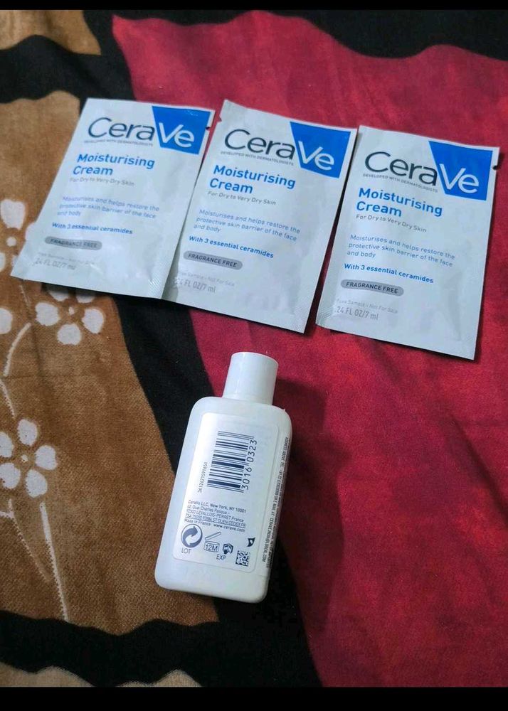 combo of 3 moisturizer cerave new seal pack