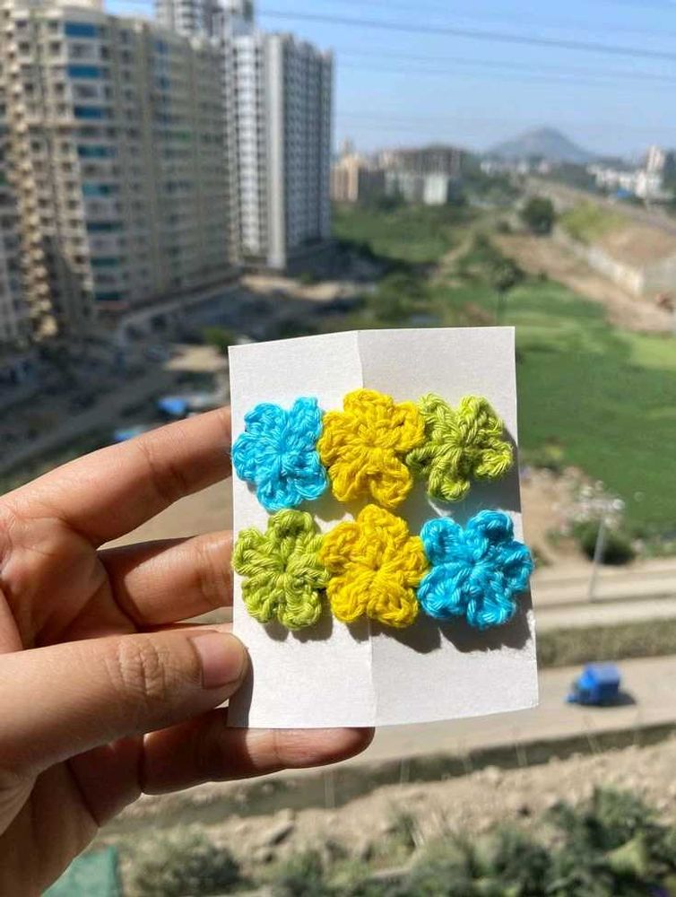 Crochet Flower Embellishments