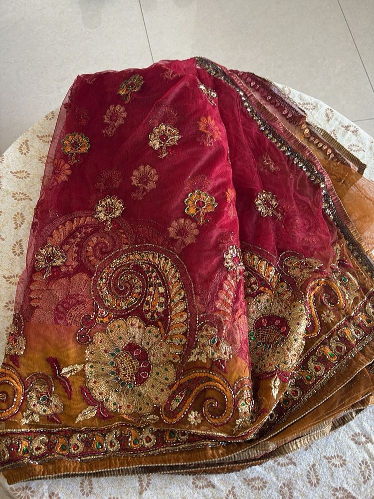 Embroidered Saree with Intricate Details