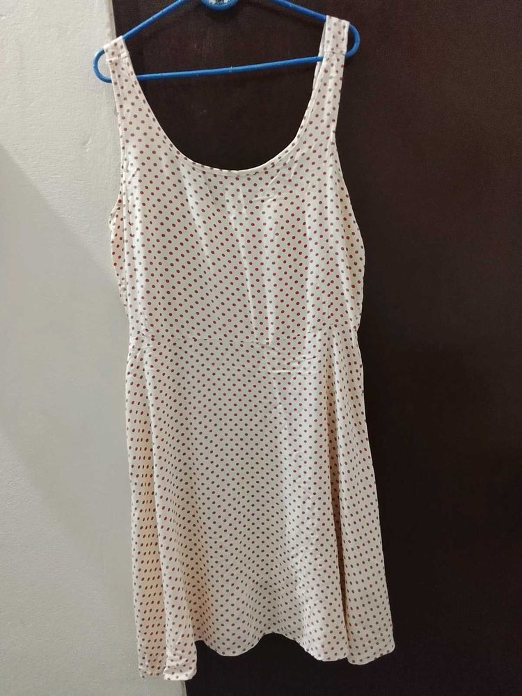 Polka Dot Sleeveless Dress