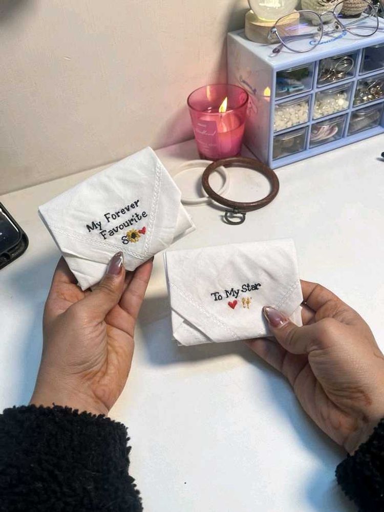 Personalized Infinity Symbol Handkerchief