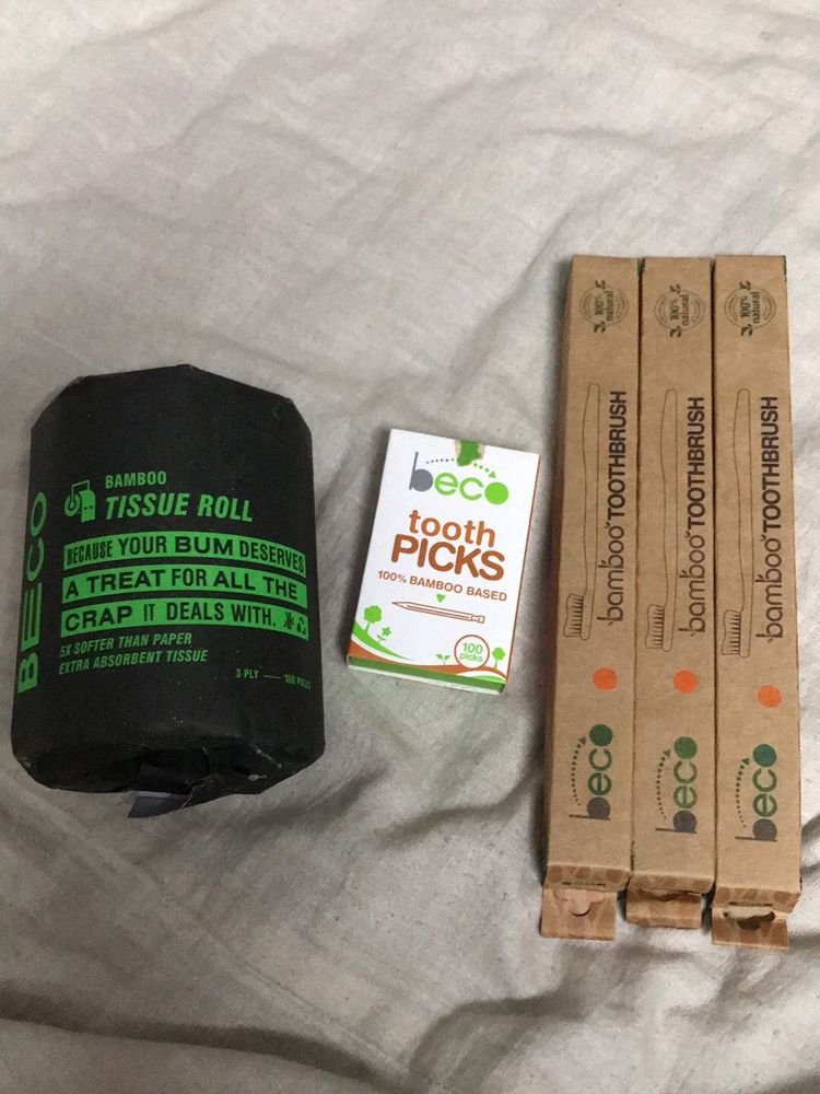 Beco Tissue Roll + Tooth Pick + Brush
