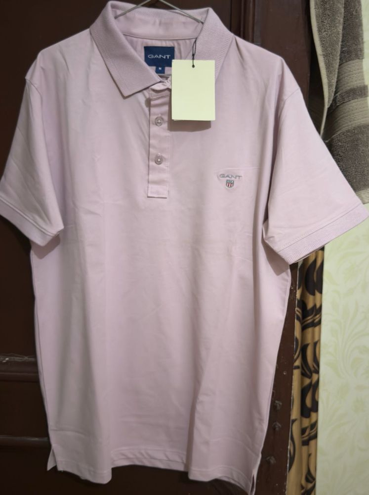 GANT Men's Pink Polo Shirt