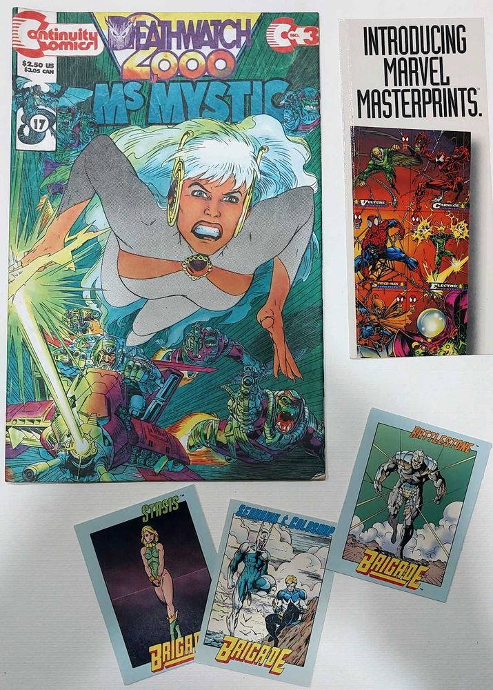 Ms. Mystic Comic With Free Cards And Bookmark