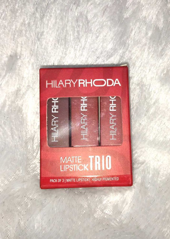 Hilary Rhoda Matte Lipstick Trio