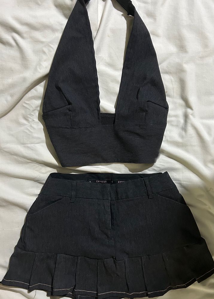 Y2k Grey Co-ord Set 🎀