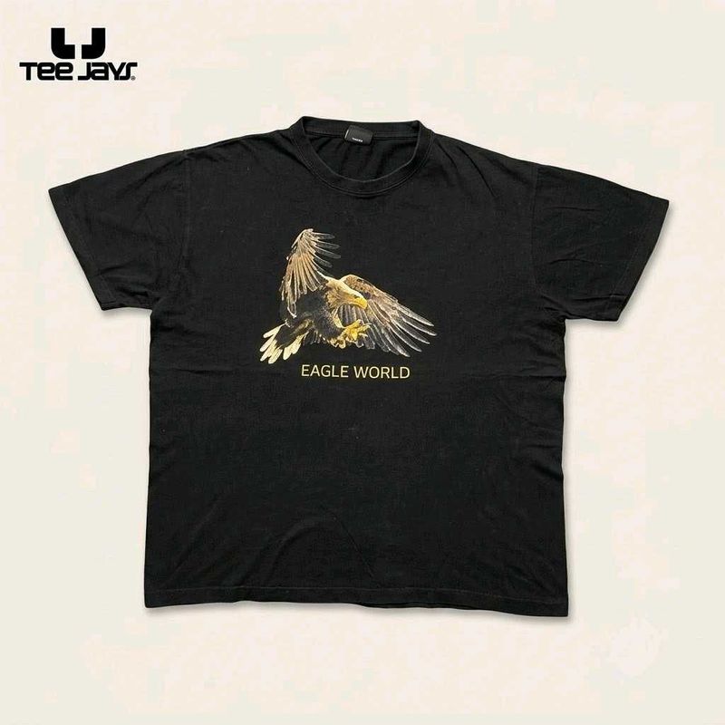 Tee Jays 'Eagle World' Graphic T-Shirt