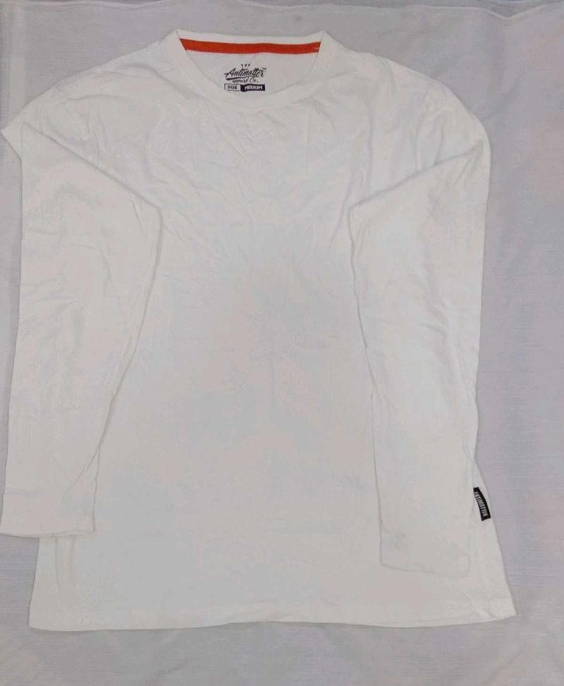 Classic White Long Sleeve T-Shirt