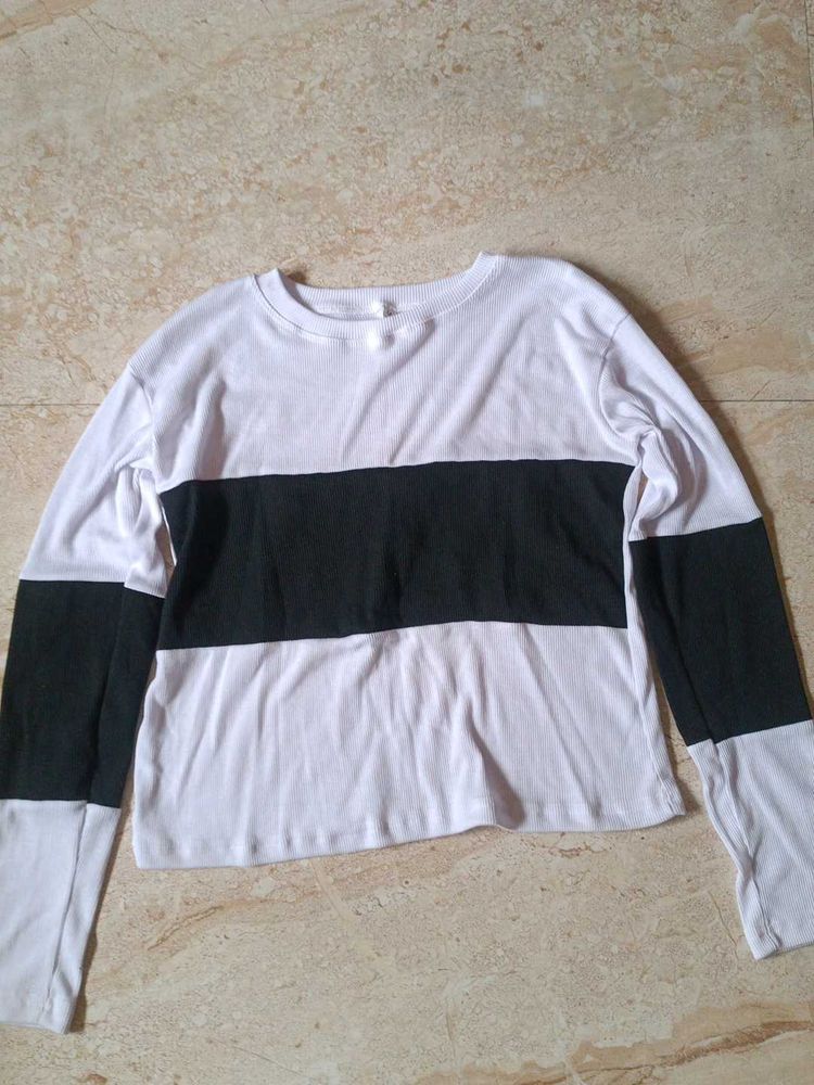 Striped Long Sleeve Top