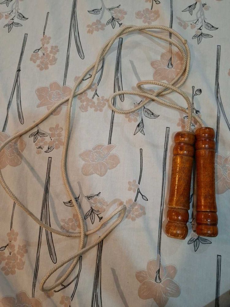Retro Wooden Jump Rope