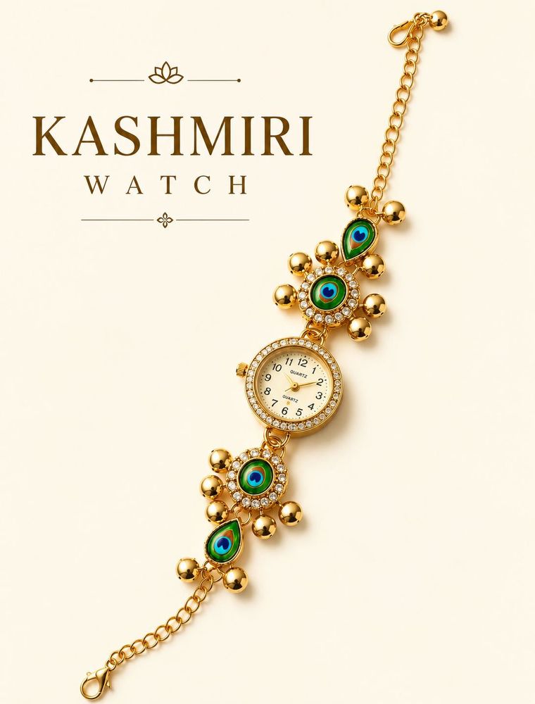 Elegant Peacock Design Watch