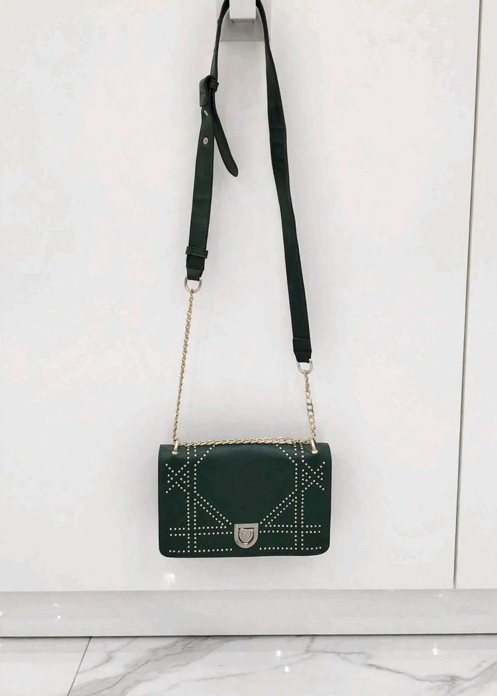 Stylish Studded Crossbody Bag