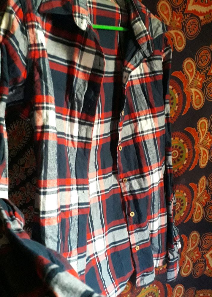 Flannel Checked Shirt