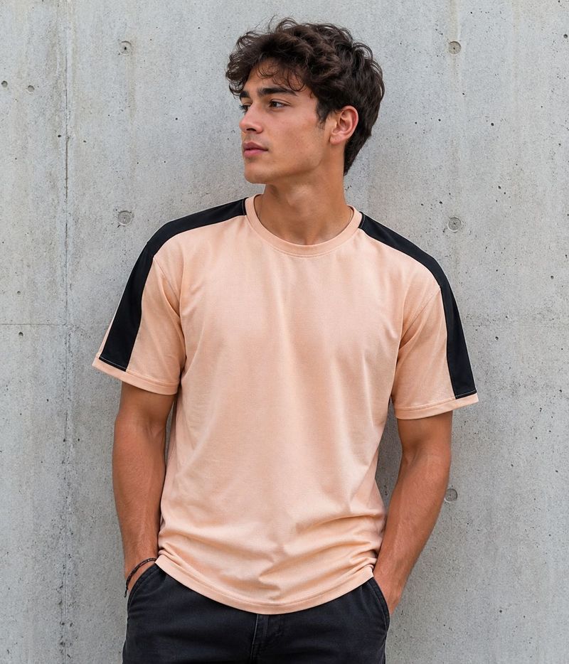 Men's Contrast Sleeve T-Shirt