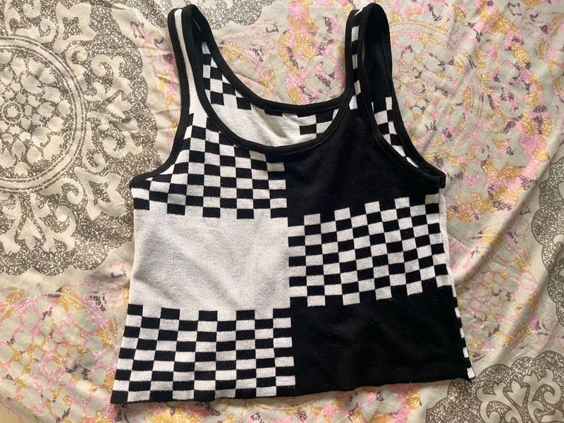 Checkerboard Tank Top