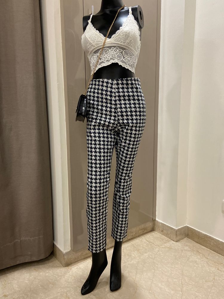 H&amp;M High Waist Cigarette Trousers