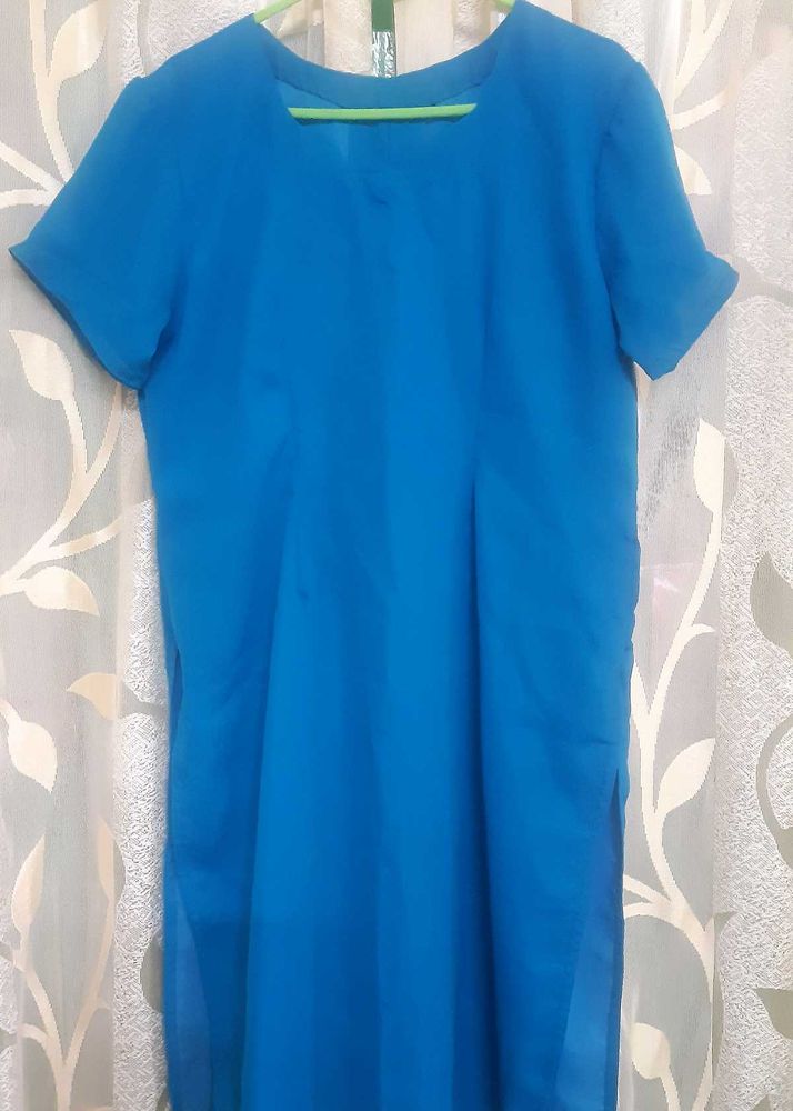 Blue Tunic, Kurtha Dress With Lining
