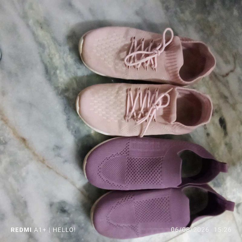 Women's Sneakers - Pink &amp; Purple