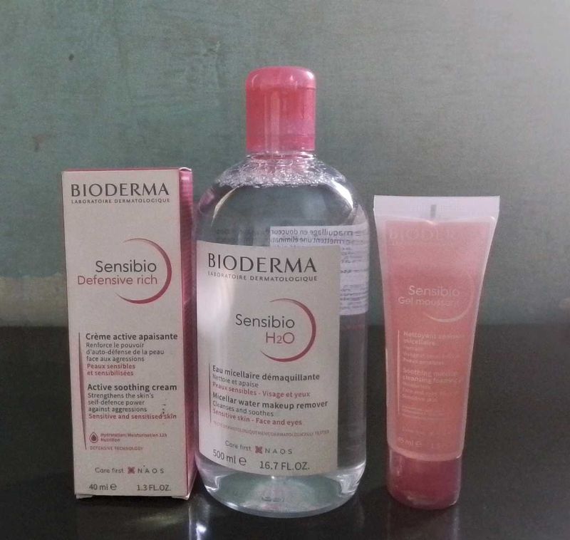 Bioderma Sensibio moisturizer &amp; cleanser