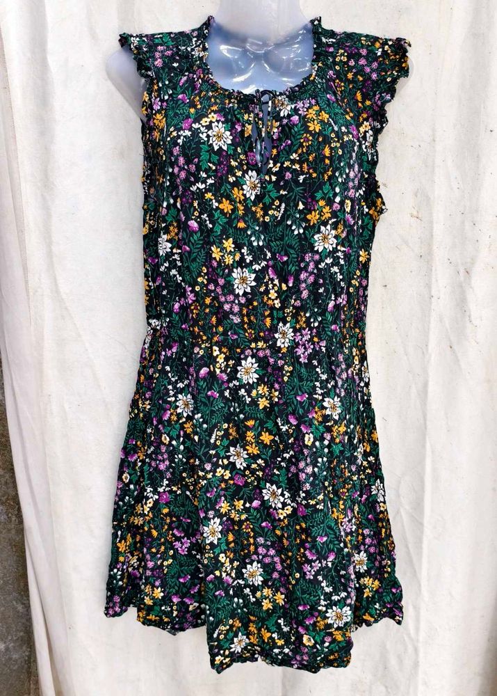 Floral Print Mini Dress