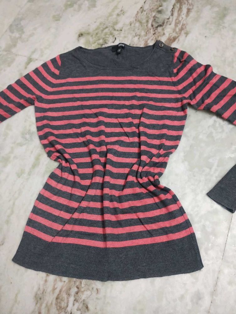 Striped Knit Top