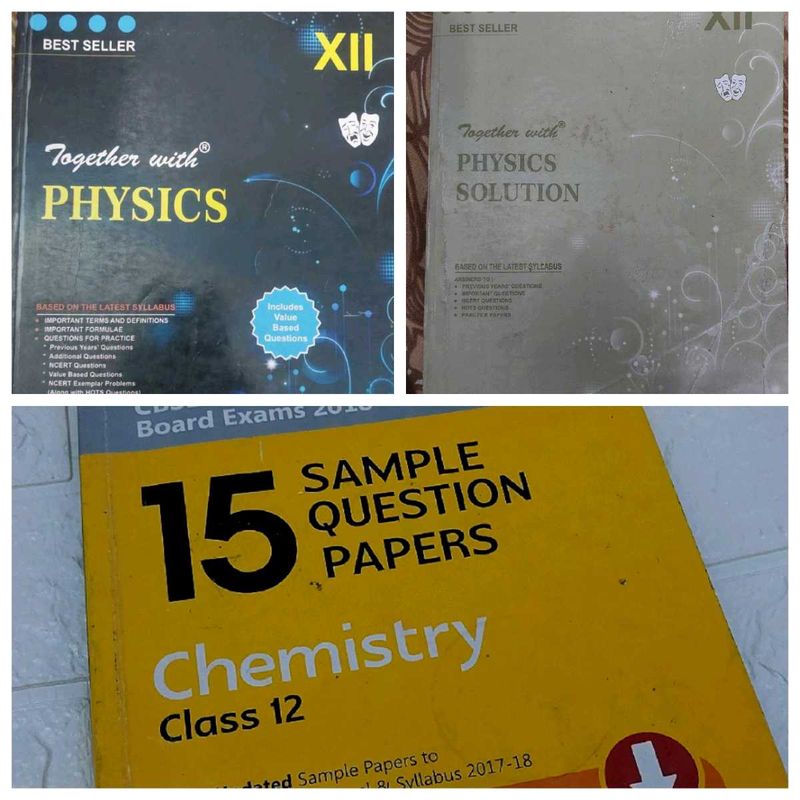 Top 3 combo Class 12 help book Physics &amp; Chemistry