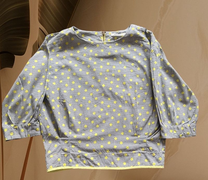 Yellow Polka Dot Top