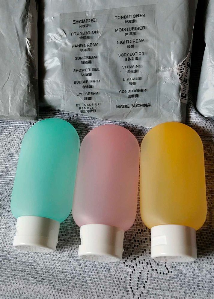 Travel Bottles 3 Peices Set
