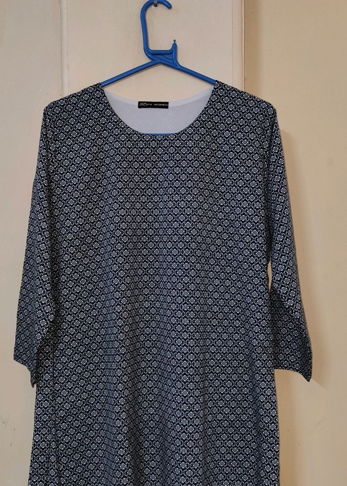 A-line Dress With Belts Attached