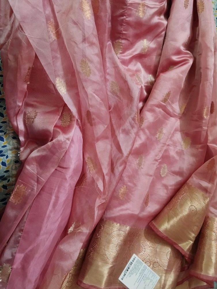 New Saree With Blouse Piece Ready To Wear